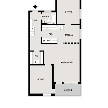 Rent this 1 bed apartment on Lilla Doterödsvägen in 444 40 Stenungsund, Sweden