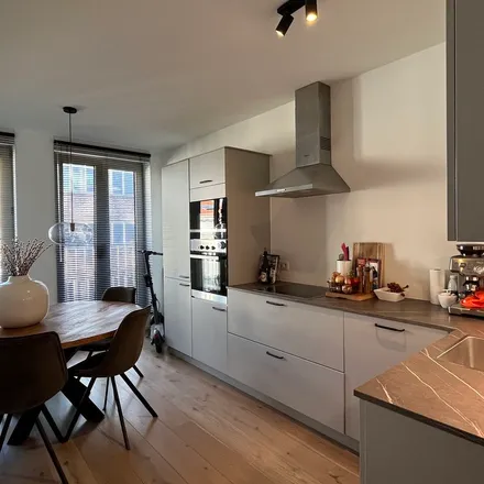 Rent this 1 bed apartment on Rijnpoortvest 3 in 2000 Antwerp, Belgium