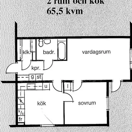 Rent this 2 bed apartment on Ekholmsvägen 104 in 589 51 Linköping, Sweden