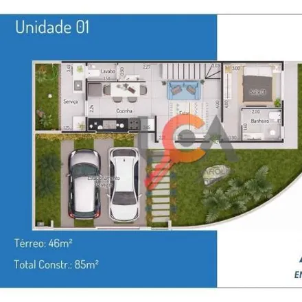 Buy this 2 bed house on Avenida Eder Silva Rodrigues Alves in Golfinhos, Caraguatatuba - SP
