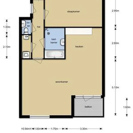 Rent this 1 bed apartment on Oude Molenweg 35-9 in 7551 HB Hengelo, Netherlands