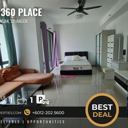 Rent this 1 bed apartment on Jalan Raya 2 in Seri Serdang, 43300 Subang Jaya