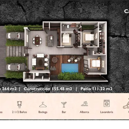 Buy this 7 bed apartment on Hostal y Cafe Cha Cha Cha in Polar Oriente, 77764 Tulum