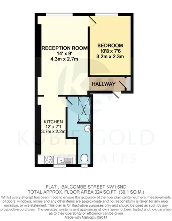 Image 8 - 38 Balcombe Street, London, NW1 6HE, United Kingdom - Apartment for rent