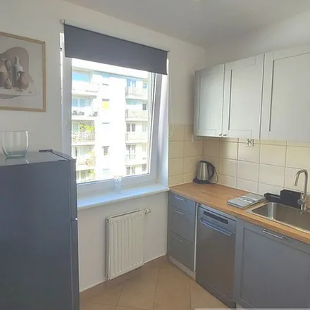 Rent this 1 bed apartment on Generała Augusta Emila Fieldorfa „Nila” 10 in 03-984 Warsaw, Poland