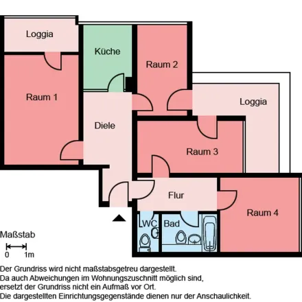 Rent this 4 bed apartment on Kieler Straße 1 in 59425 Unna, Germany