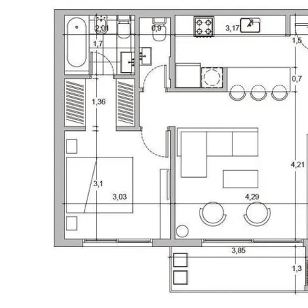 Buy this 1 bed apartment on Grupo Riccitelli SA in Sáenz Peña 930, Partido de Tigre