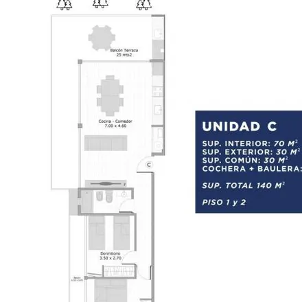 Buy this 2 bed apartment on Costa del Este Apart & Spa in Avenida Costanera 377, Partido de La Costa