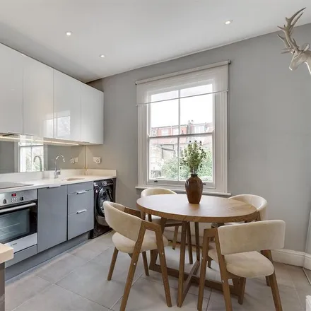 Rent this 3 bed apartment on 19 Heythorp Street in London, SW18 5BL