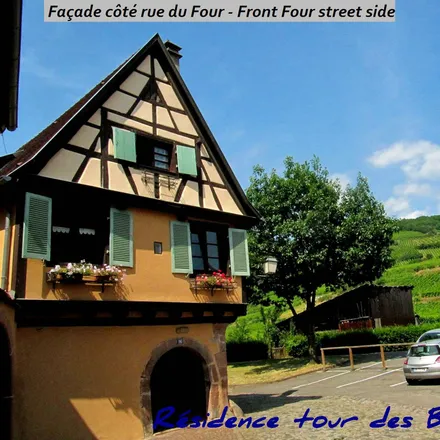 Rent this 2 bed apartment on Tour du Pétrole ou des Citoyens (Tour des Bourgeois) in Rue du Four, 68410 Ammerschwihr