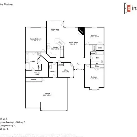 Image 2 - 560 West Pine Rose Court Way, Mustang, OK 73064, USA - House for rent
