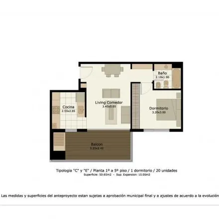 Buy this 1 bed apartment on unnamed road in Partido de Malvinas Argentinas, 1660 Los Polvorines