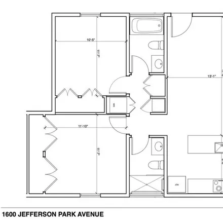 Image 6 - 1600 Jefferson Park Avenue, McCormick Road Houses, Charlottesville, VA 22903, USA - Apartment for rent