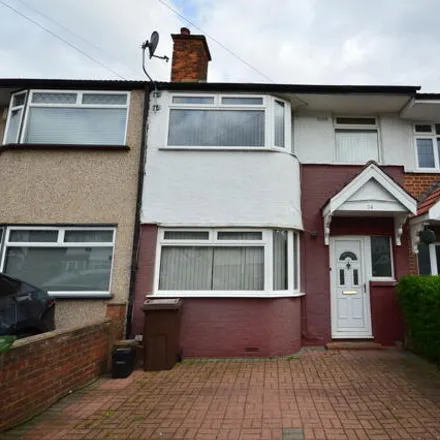 Rent this 3 bed townhouse on Torbay Road in London, HA2 9QH