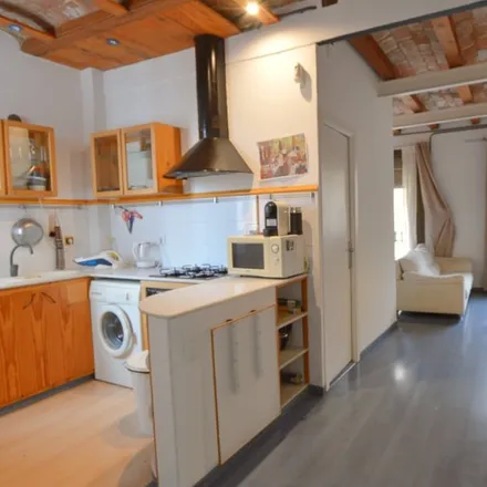 Rent this studio apartment on Lu Pe Giraldo in Carrer de Bonavista, 08001 Barcelona
