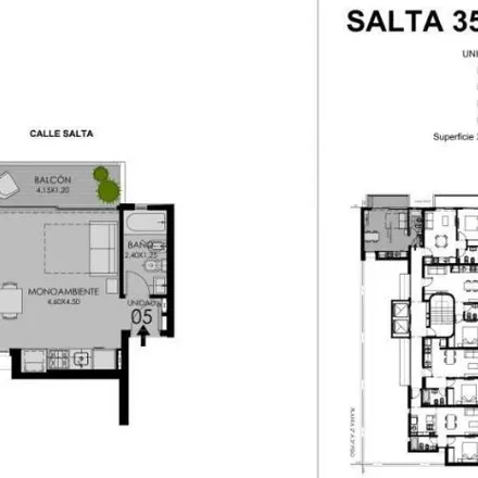 Buy this studio apartment on Salta 3502 in Luis Agote, Rosario