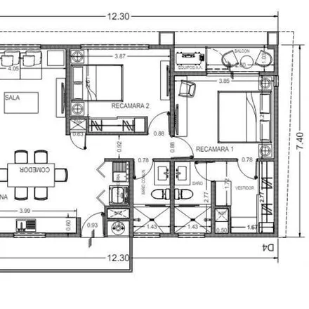 Buy this 2 bed apartment on unnamed road in 66490 San Nicolás de los Garza, NLE