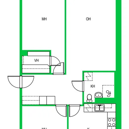 Image 3 - Salpatie 3, 15890 Salpakangas, Finland - Apartment for rent