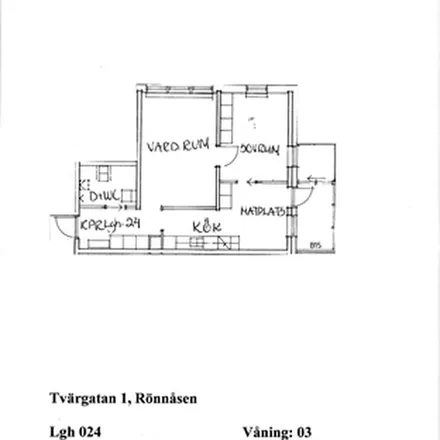 Rent this 2 bed apartment on Villagatan in 742 31 Östhammar, Sweden