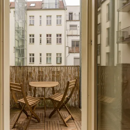 Rent this 1 bed apartment on Niederbarnimstraße 18 in 10247 Berlin, Germany