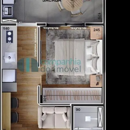 Buy this 1 bed apartment on Avenida Paraná 3553 in Boa Vista, Curitiba - PR