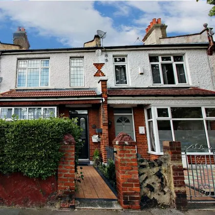 Rent this 3 bed townhouse on Bostall Gardens in McLeod Road, London