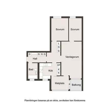 Rent this 1 bed apartment on Blåbärsvägen in 331 43 Värnamo, Sweden