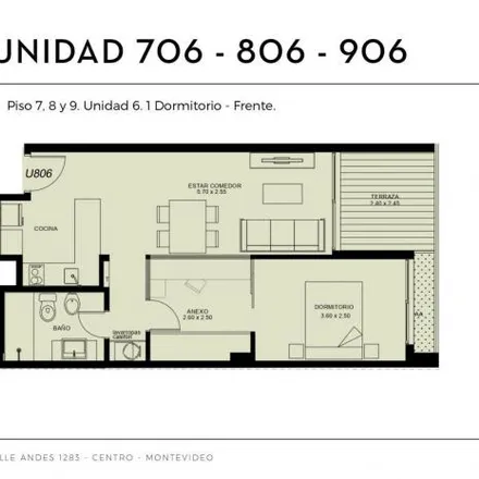 Buy this 1 bed apartment on Ruta Provincial 1 in Departamento Caleu Caleu, Municipio de Jacinto Aráuz