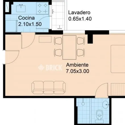 Rent this studio apartment on French 2678 in Recoleta, C1119 ACO Buenos Aires