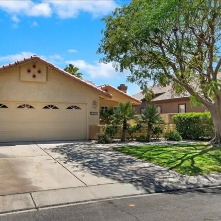 Rent this 3 bed house on Indian Palms Golf Course in Barrymore Street, Indio