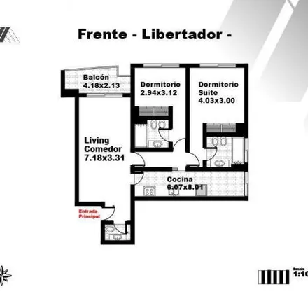 Rent this 2 bed apartment on Wave in Avenida del Libertador 1265, Vicente López