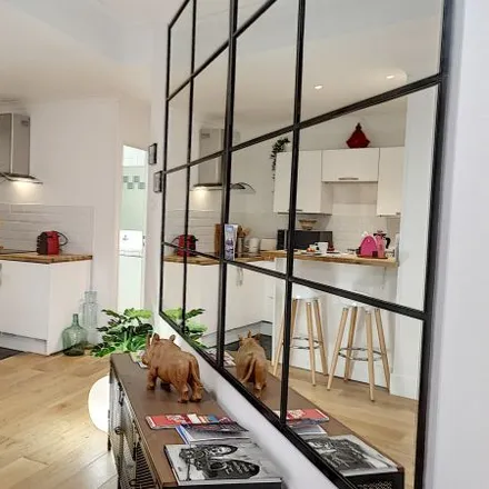 Rent this 1 bed apartment on 12 Rue Jeanne-Marie Célu in 69004 Lyon, France