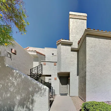 Buy this 1 bed townhouse on 10055 East Mountainview Lake Drive in Scottsdale, AZ 85258