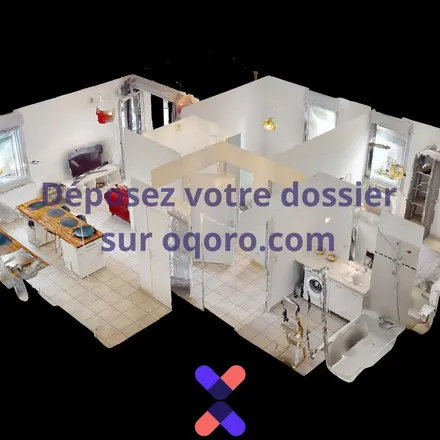 Rent this 2 bed apartment on 91bis Avenue Francis de Pressensé in 69200 Vénissieux, France
