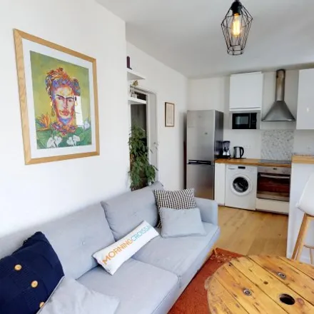 Rent this 1 bed apartment on Paris in Quartier de la Villette, FR