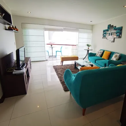 Rent this 3 bed apartment on Ciclovía Malecón Cisneros in Miraflores, Lima Metropolitan Area 15074