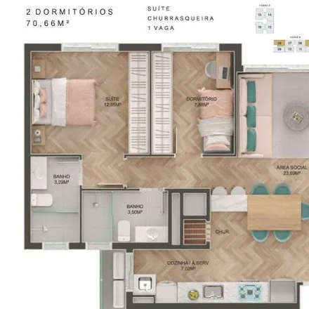Buy this 2 bed apartment on Avenida Otto Niemeyer 807 in Tristeza, Porto Alegre - RS