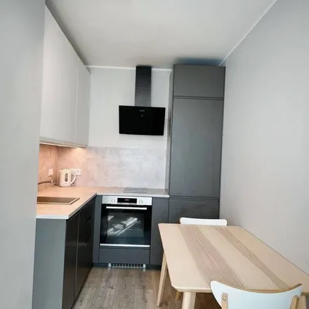 Rent this 1 bed apartment on Rondo Feliksa Stamma in 02-690 Warsaw, Poland