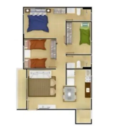 Buy this 3 bed apartment on Rua das Xananas in Parque das Nações, Parnamirim - RN