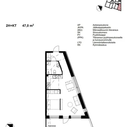 Rent this 2 bed apartment on Tuulensuoja in Suunnittelijankatu 4, 00800 Helsinki
