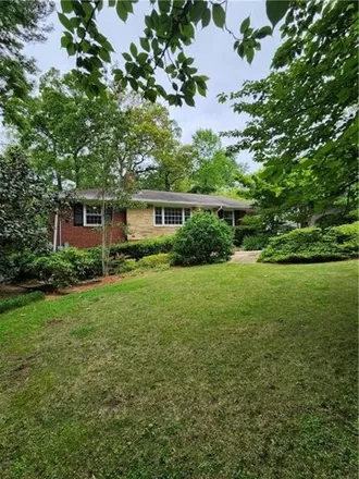 Rent this 3 bed house on 1648 Fama Drive Northeast in North Druid Hills, DeKalb County