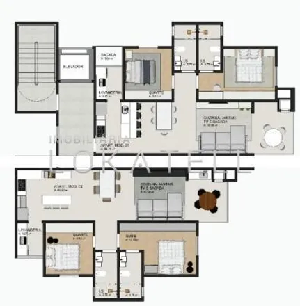 Buy this 1 bed apartment on Rua Santos Dumont in Jardim Paraná, Toledo - PR