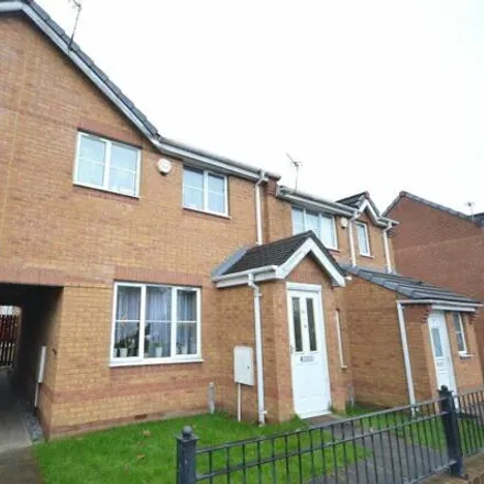 Rent this 3 bed townhouse on 9 Stonefield Drive in Manchester, M8 8YH