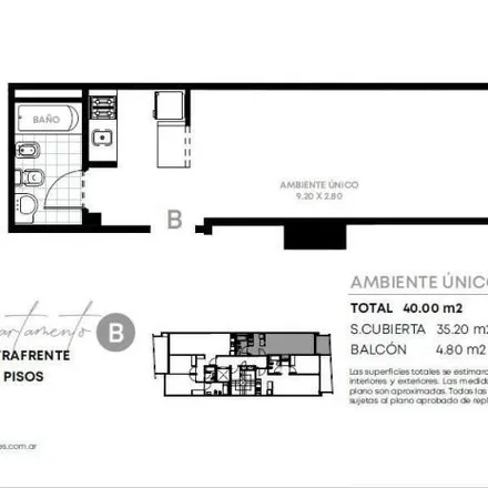 Buy this studio apartment on Vidal 2925 in Núñez, C1429 AAO Buenos Aires