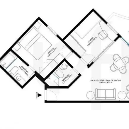 Buy this 2 bed apartment on Rua Sampaio Viana 414 in Paraíso, São Paulo - SP