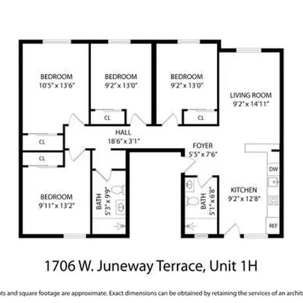 Image 3 - 1700-1708 West Juneway Terrace, Chicago, IL 60626, USA - Apartment for rent