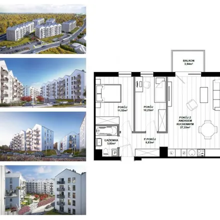 Buy this 3 bed apartment on Wielkopolska 70 in 80-180 Gdansk, Poland