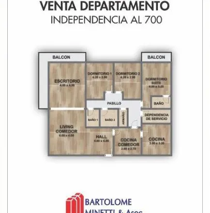 Buy this 4 bed apartment on Independencia 756 in Nueva Córdoba, Cordoba