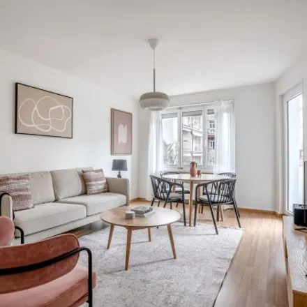 Rent this 3 bed apartment on Häsingerstrasse 27 in 4055 Basel, Switzerland