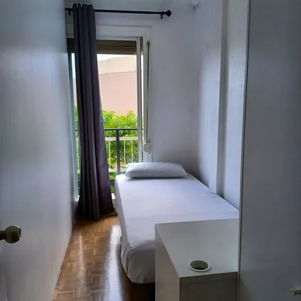 Rent this 1 bed apartment on Carrer de la Creu Coberta in 08001 Barcelona, Spain